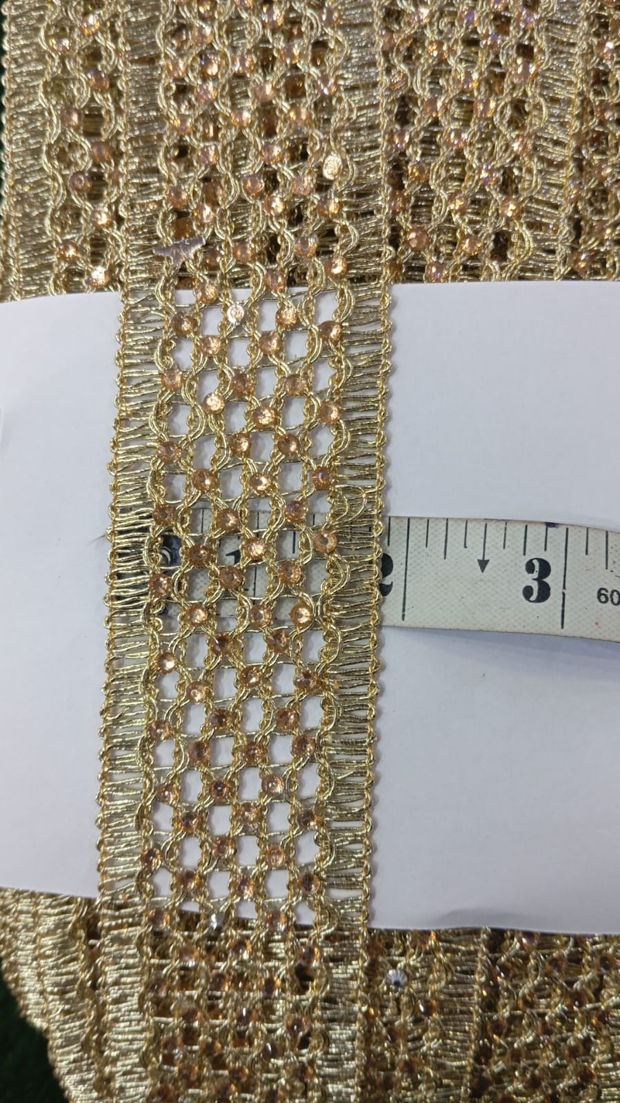 Handcrafted Pani Colour Cundun Nag Lace (5 METERS)