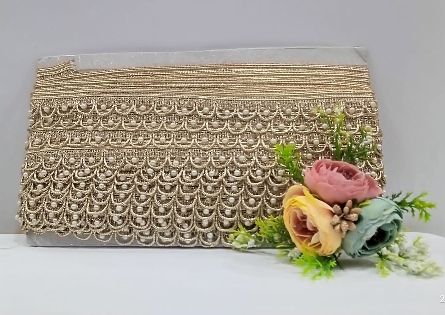 white peal lace